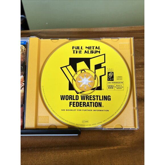 WWF World Wrestling Federation Full Metal: The Album CD 1995 ( GERMANY IMPORT ) - Picture 6 of 6